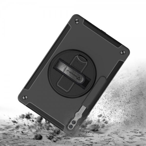 Armor-X Samsung Galaxy Tab S9 Ultra Skal Regntæt Robust Etui Håndrem Støttefod
