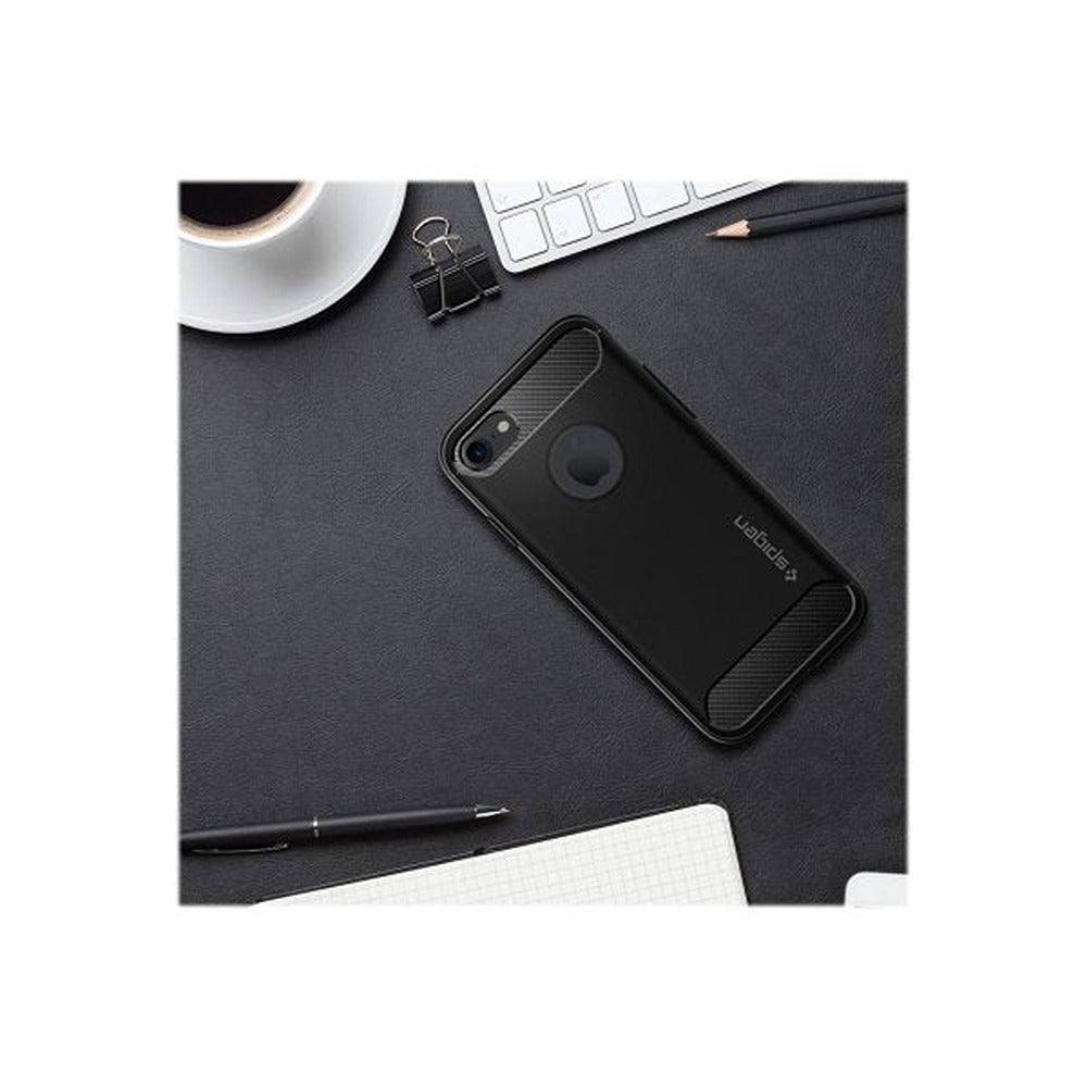 Spigen iPhone 7/8/SE Cover Rugged Armor Mat Sort