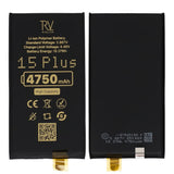 Rvelon Batteri til iPhone 15 Plus 4750mAh uden flexkabel