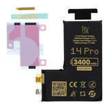 Rvelon Batteri til iPhone 14 Pro 3400mAh uden flexkabel