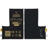 Rvelon Batteri til iPhone 15 Pro Max 4800mAh uden flexkabel