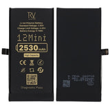 Rvelon Batteri til iPhone 12 Mini – 2530 mAh Høj kapacitet