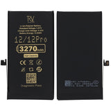 Rvelon Batteri til iPhone 12 og iPhone 12 Pro – 3270 mAh Høj kapacitet