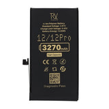 Rvelon Batteri til iPhone 12 og iPhone 12 Pro – 3270 mAh Høj kapacitet