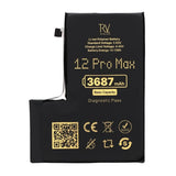Rvelon Batteri til iPhone 12 Pro Max – 3687 mAh Original kapacitet