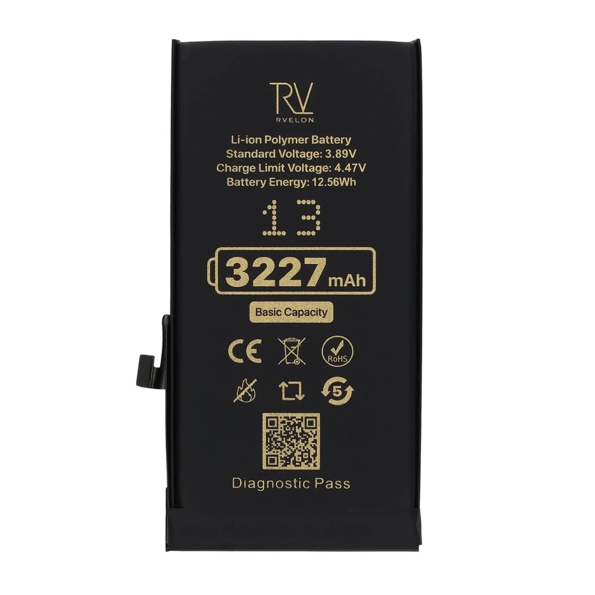 Rvelon Batteri til iPhone 13 – 3227 mAh Original kapacitet