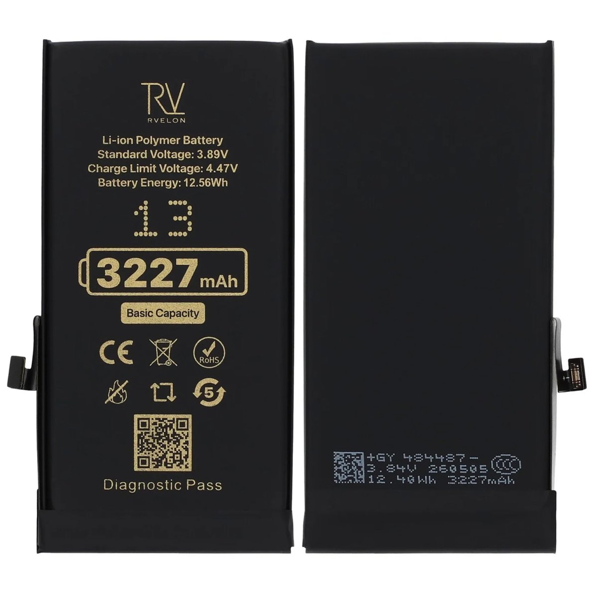 Rvelon Batteri til iPhone 13 – 3227 mAh Original kapacitet