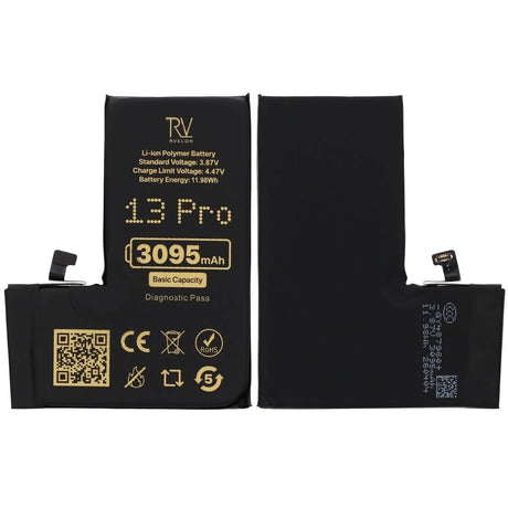 Rvelon Batteri til iPhone 13 Pro – 3095 mAh original kapacitet