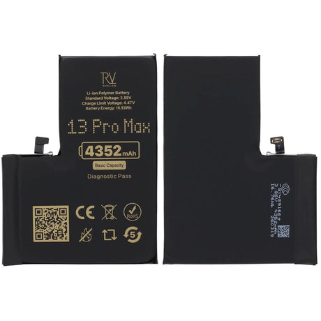 Rvelon Batteri til iPhone 13 Pro Max – 4352 mAh original kapacitet