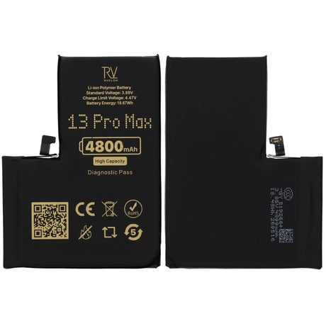 Rvelon Batteri til iPhone 13 Pro Max – 4800 mAh høj kapacitet