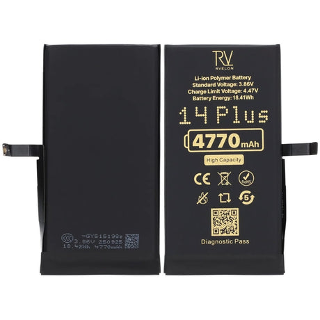 Rvelon Batteri til iPhone 14 Plus – 4770 mAh høj kapacitet