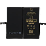 Rvelon Batteri til iPhone 15 – 3650 mAh høj kapacitet