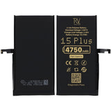 Rvelon Batteri til iPhone 15 Plus – 4750 mAh høj kapacitet