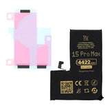 Rvelon Batteri til iPhone 15 Pro Max – 4422 mAh original kapacitet