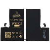 Rvelon Batteri til iPhone 15 Pro Max – 4422 mAh original kapacitet