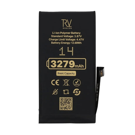 Rvelon Premium Batteri til iPhone 14 - 3279mAh