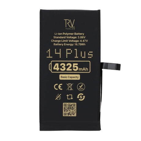 Rvelon Premium Batteri til iPhone 14 Plus - 4325mAh