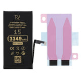 Rvelon Premium Batteri til iPhone 15 - 3349mAh