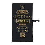 Rvelon Premium Batteri til iPhone 15 Plus - 4383mAh