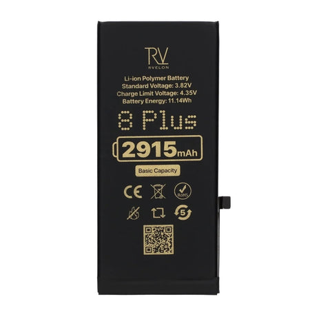 Rvelon Premium Batteri til iPhone 8 Plus - 2915mAh