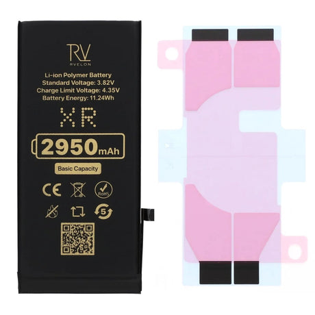 Rvelon Premium Batteri til iPhone XR - 2950mAh