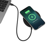 Rvelon Trådløs MagSafe Oplader med stativ Qi2 15W USB-C Sort
