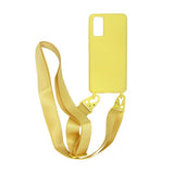 Samsung Galaxy S20 Cover Silikone med Halsrem Gul