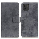 Samsung Galaxy A03 Cover Vintage Grå