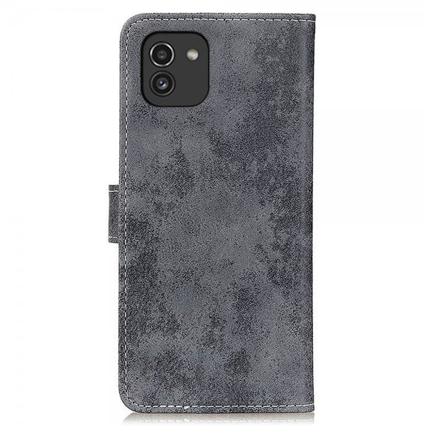 Samsung Galaxy A03 Cover Vintage Grå