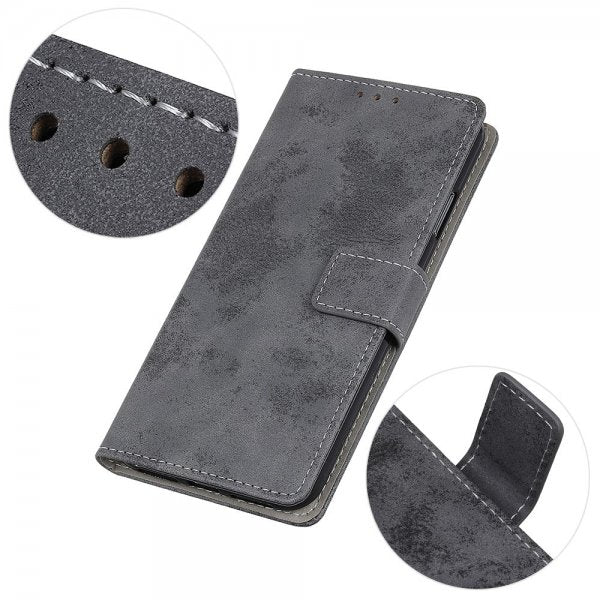 Samsung Galaxy A03 Cover Vintage Grå