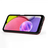 Samsung Galaxy A03s Cover med Ringholder Rød