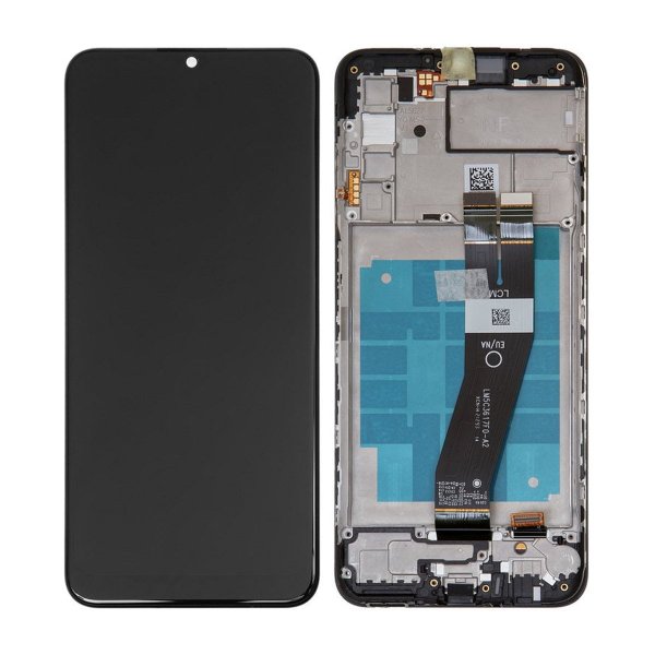 Samsung Galaxy A03s Skærm med LCD Display Original - Sort