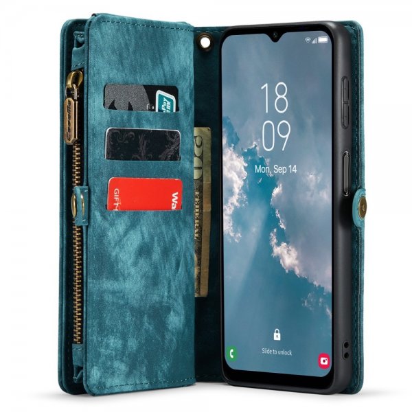CaseMe Samsung Galaxy A14 Cover 008 Series Aftageligt Cover Petrol