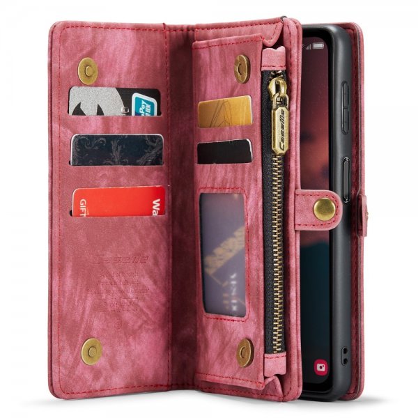 CaseMe Samsung Galaxy A14 Cover 008 Series Aftageligt Cover Rød
