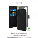Puro Samsung Galaxy A14 Cover Wallet Detachable 2 in 1 Sort