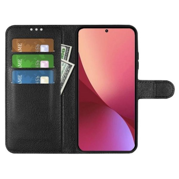 Samsung Galaxy A14 Cover med Stativ Sort