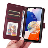 Samsung Galaxy A14 Cover med Aftageligt Cover 005 Rød