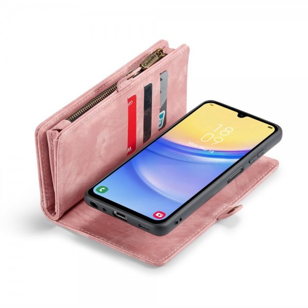 CaseMe Samsung Galaxy A15 Cover 008 Series Aftageligt Cover Rosa