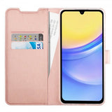 Vivanco Samsung Galaxy A15 Cover Classic Wallet Rosaguld