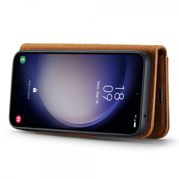 Dg.Ming Samsung Galaxy A15 Cover med Aftageligt Cover Brun