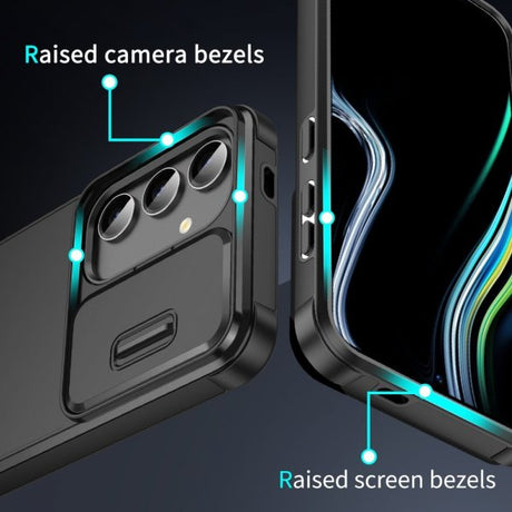 Samsung Galaxy A15 Cover Kameraskydd Sort
