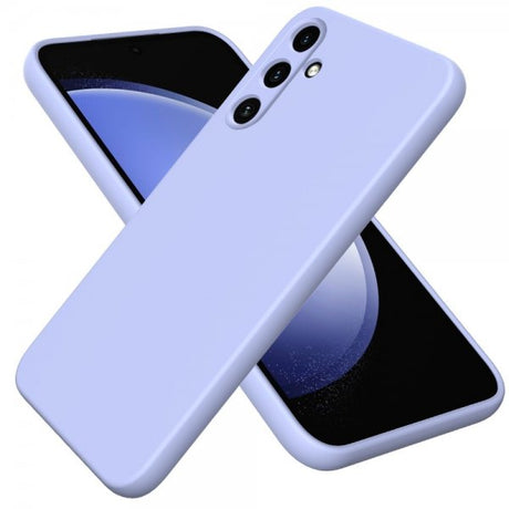 Samsung Galaxy A15 Cover med Strop Silikone Lilla