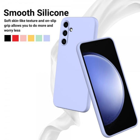 Samsung Galaxy A15 Cover med Strop Silikone Lilla