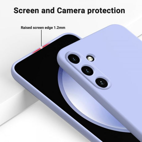 Samsung Galaxy A15 Cover med Strop Silikone Lilla