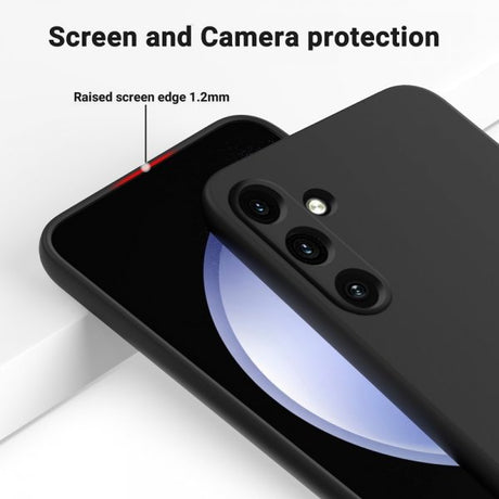 Samsung Galaxy A15 Cover med Strap Silikone Sort