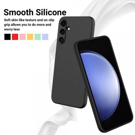Samsung Galaxy A15 Cover med Strap Silikone Sort