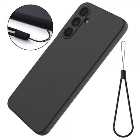 Samsung Galaxy A16 Cover med Rem Silikone Sort