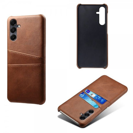 Samsung Galaxy A16 Cover med to Kortlommer Mørkebrun