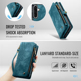 CaseMe Samsung Galaxy A17 Cover 008 Series Aftageligt Cover Blå