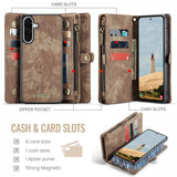 CaseMe Samsung Galaxy A17 Cover 008 Series Aftageligt Cover Brun